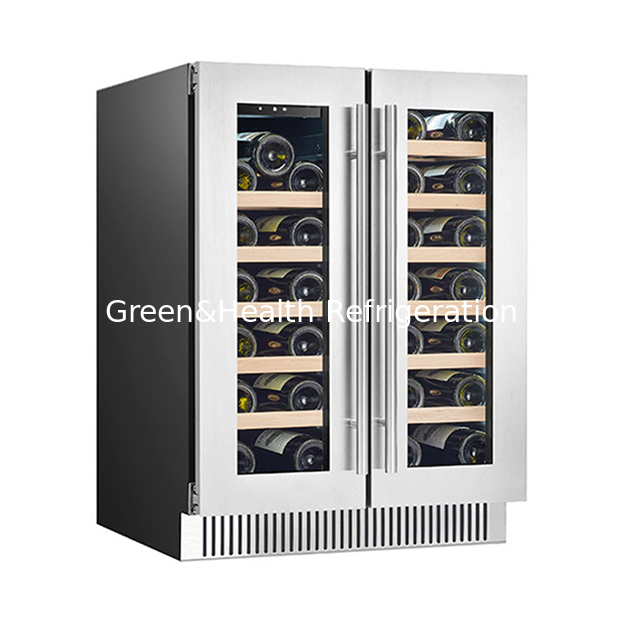 Fabrik-Direktverkauf 68 Flaschen Eichenlaminate Rotwein Kühlschrank Rotwein Gefrierschrank