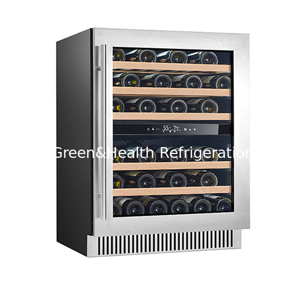 Fabrik-Direktverkauf 68 Flaschen Eichenlaminate Rotwein Kühlschrank Rotwein Gefrierschrank