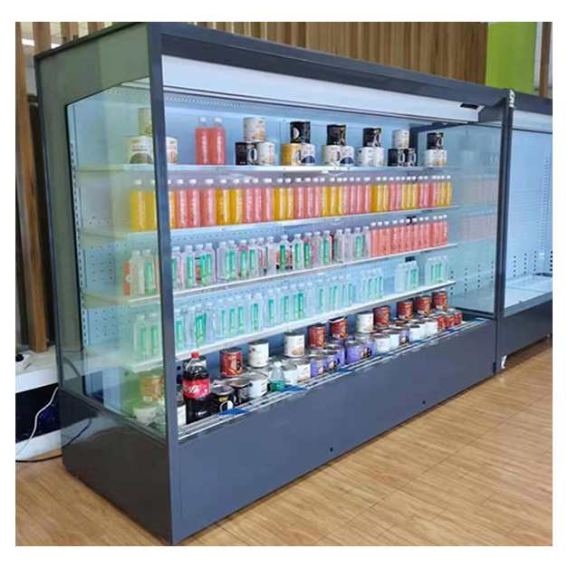 Kühlgeräte mit offenem Winkel und mehreren Regalen zum Verkauf
