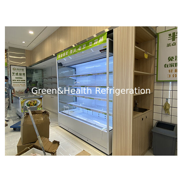 Fabrik-Direkt-Supermarkt Hochwertige Lagerung Lebensmittelkühlschrank Offener Typ Gefrierschrank