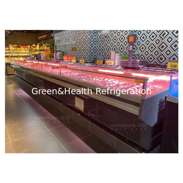 Eingebauter Importkompressor Fabrik Direktverkauf Halboffener Frischfleisch Gefrierschrank