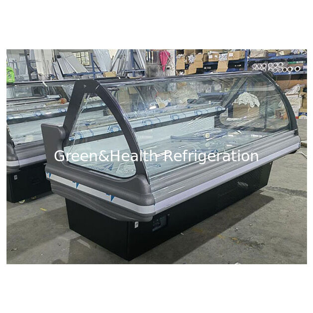 Unten montierter, importierter Kompressor, Klappdeckel, gekochte Speisen, gekühlte Aufbewahrung, Display-Gefriertruhe