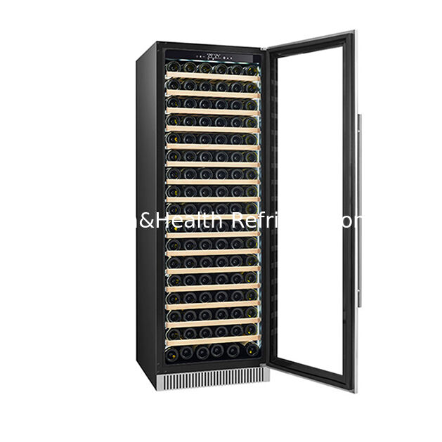 ETL-Zertifikat 185 Flasche Ein-Temperatur-Zone Modische High-End Rotwein Kühlschrank