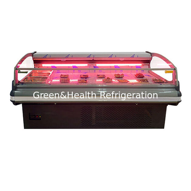 Europäischer Stil Modische High-End Außenbereich Frischfleisch Lagerung Display Kühlgefrierschrank