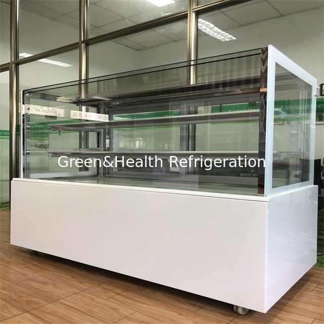 Kühlkuchenbildschirm Bäckerei Bildschirm Glas Tür Schrank mit importiertem Kompressor
