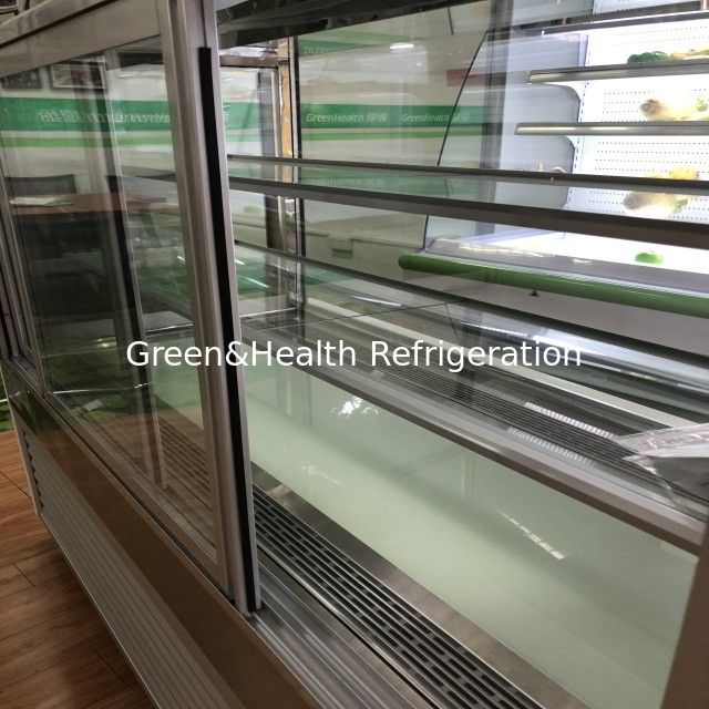 Kühlkuchenbildschirm Bäckerei Bildschirm Glas Tür Schrank mit importiertem Kompressor