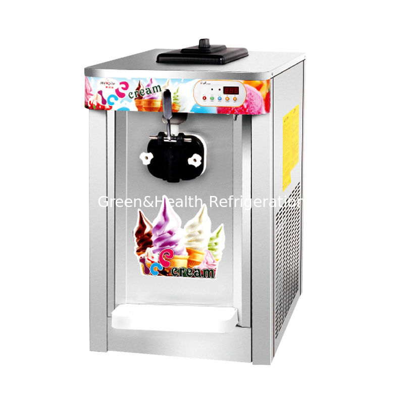 22L Kapazität 3 Geschmack Edelstahl kommerzielle Soft Serve Eiscreme Maschine