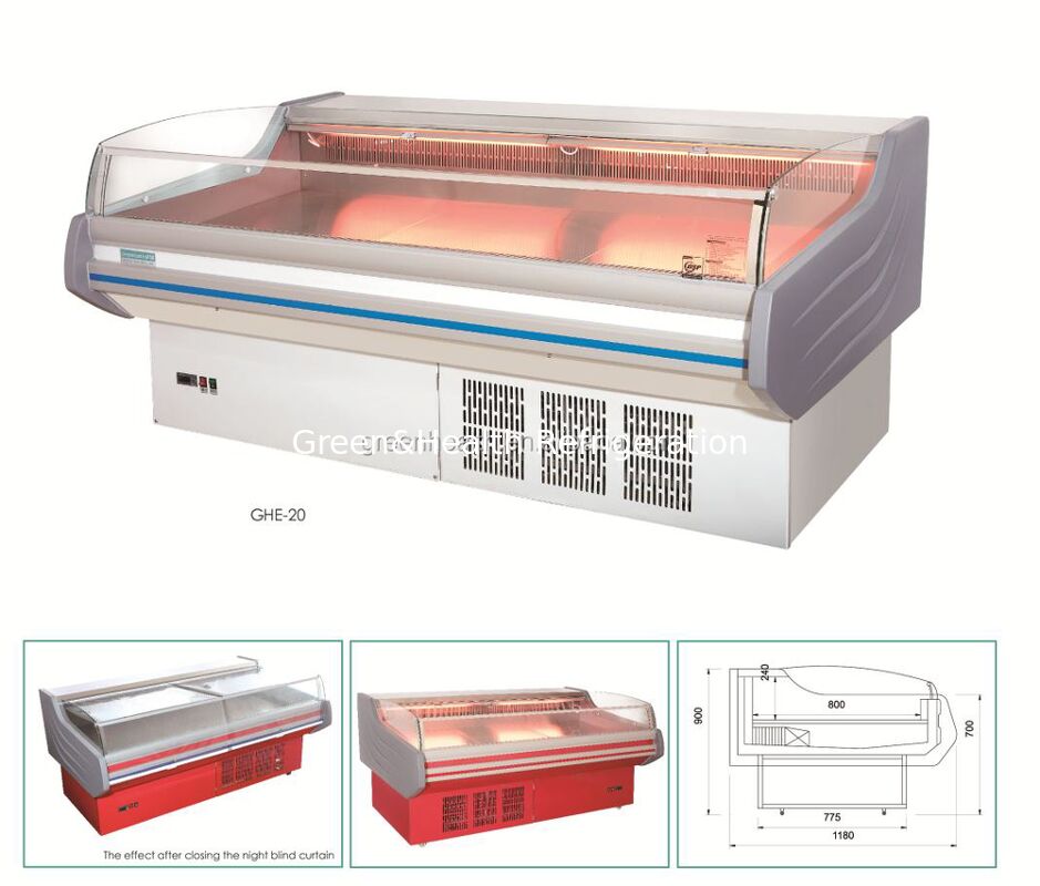 Gefrierschrank mit LED-Licht und automatischem Auftauen für gewerbliche Verwendung
