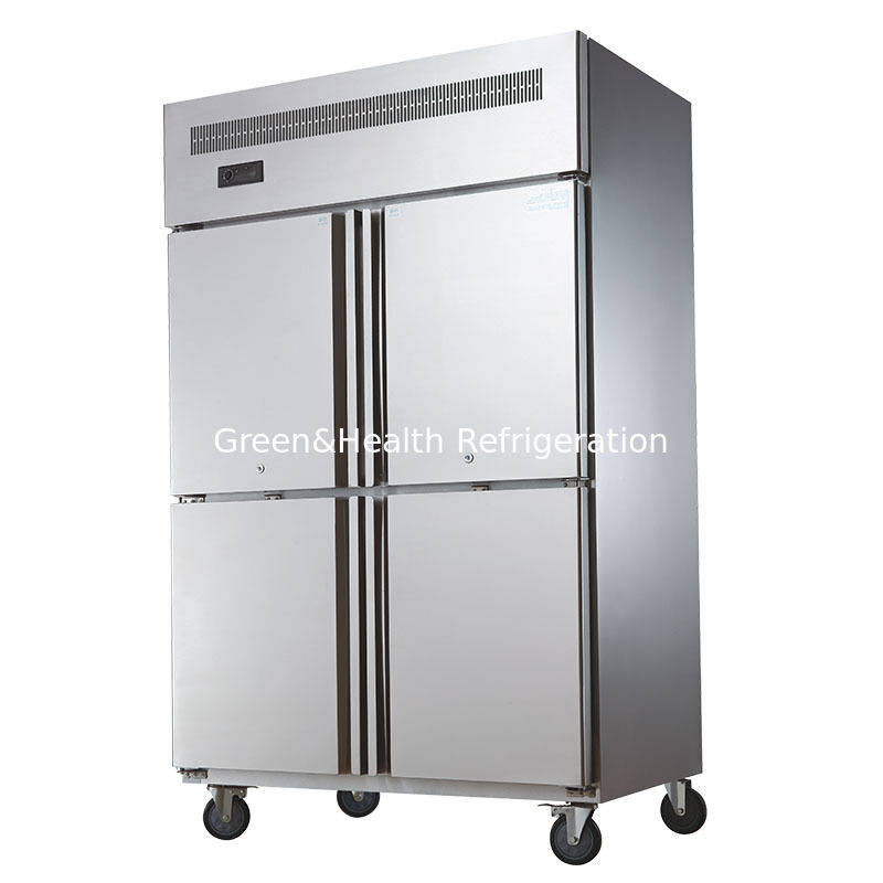 Stainless Steel Commercial Freezer with Digital Thermostat and High-Density Insulation for Restaurants