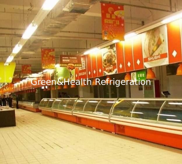 _ Stainless Steel Shelf Deli Display Fridge Custom For Supermarket