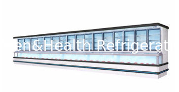 Gewerbekombinierter Kühl-Gefrierschrank mit Abtauautomatik, Danfoss-Kompressor und LED-Beleuchtung für Restaurant-Gemüseauslage