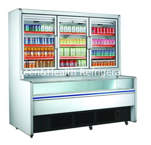 Gewerblicher kombinierter Kühlschrank Gefrierschrank mit Doppeltemperaturzonen, automatischem Auftauen und hocheffizienten Kompressoren - Samba Hybrid