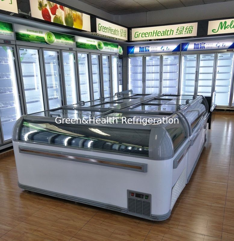 1.9m kommerzieller Kühlschrank mit LED-Licht und R404a-Kältemittel 2100x890x890mm