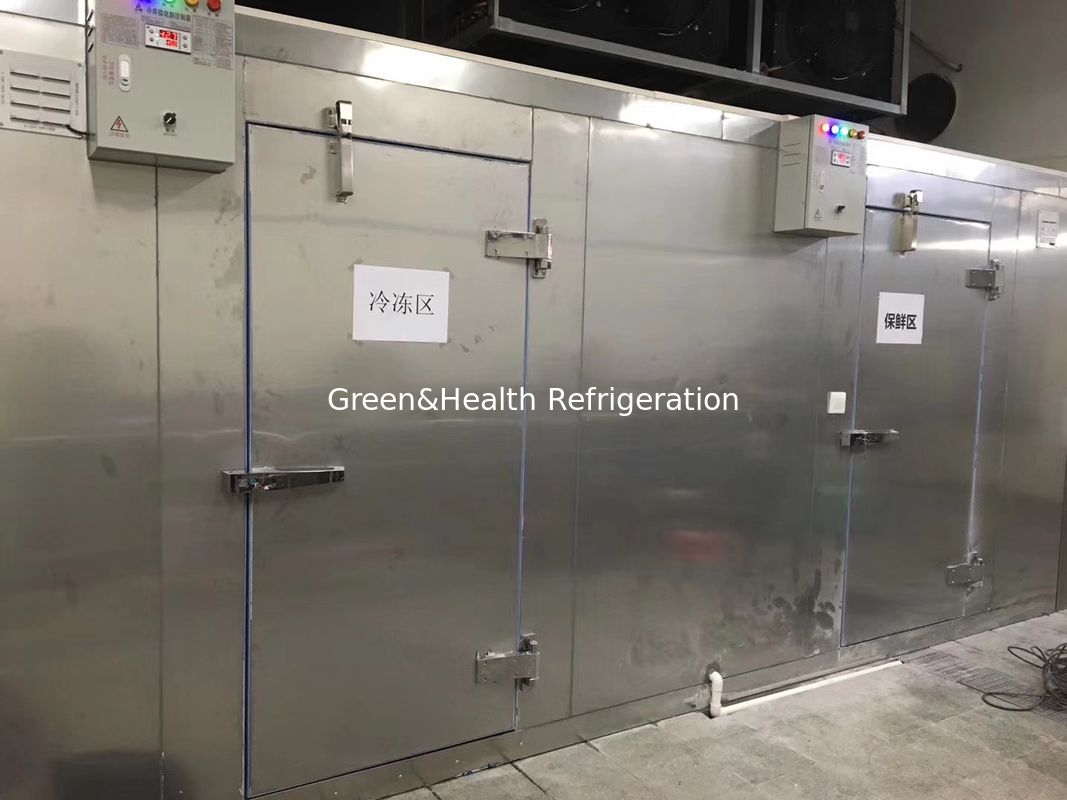 Luftkühlung 2-8 Grad PU-Panel Stabilität Stahlkühlraum-Kühler für Lebensmittellager