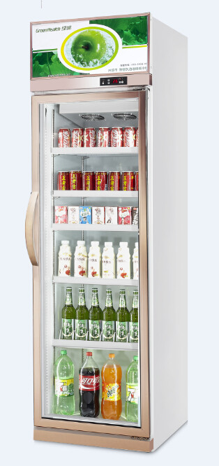 Handelskühlvorrichtung des getränk400l/Getränk-Kühlschrank-Glastür einzeln