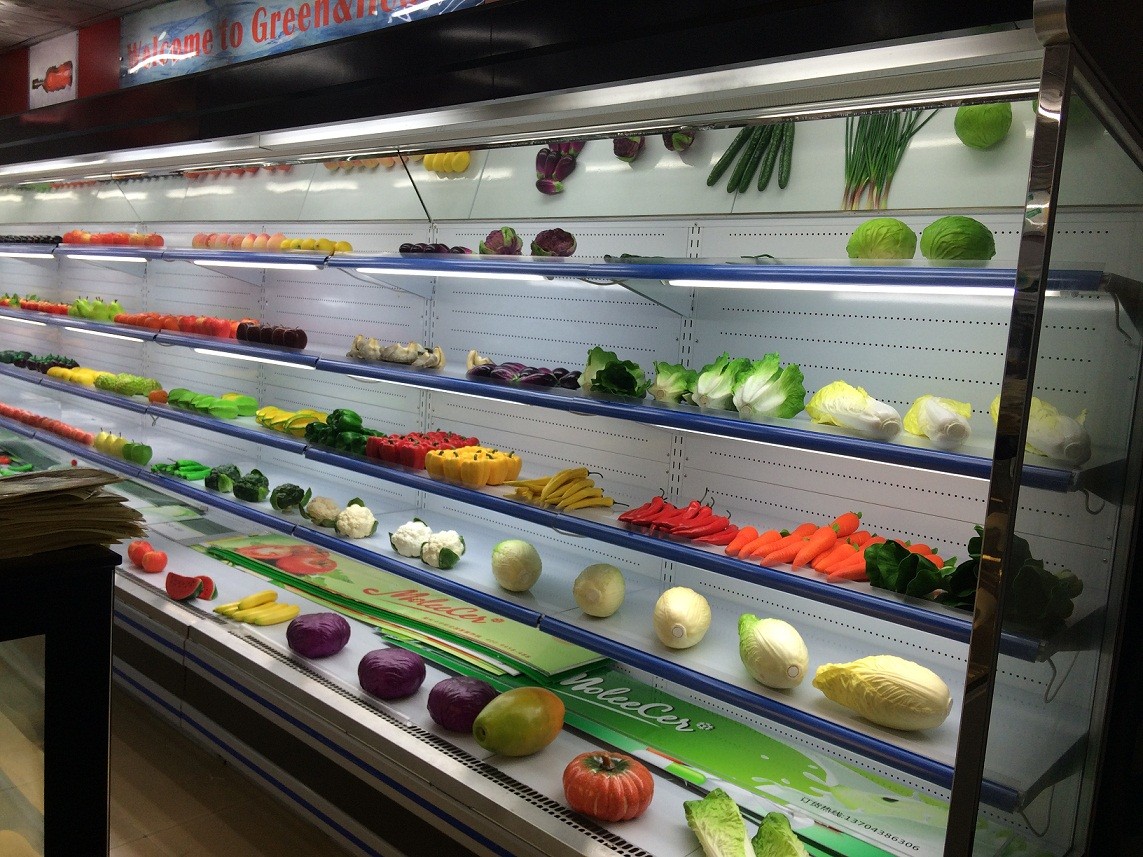 Supermarkt energiesparender offener Kühler Multideck/offene Gesichts-Kühlvorrichtung
