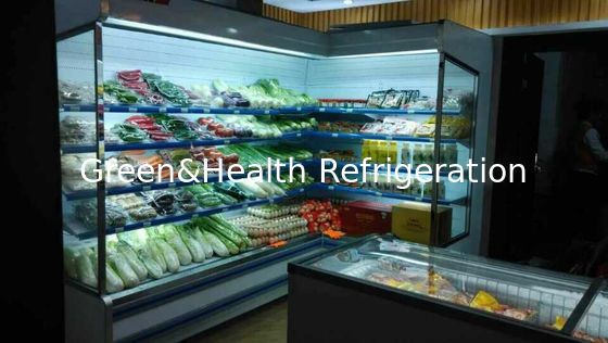 Kühler-Ecken-Art vertikales Licht Multideck des Luftschleier-LED offene