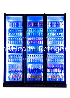 3 Türscheibe-kundenspezifische Bar-Kühlschrank-Luxusenergie-kalter Getränk-Kühlschrank