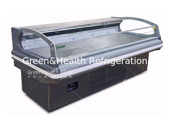 Frischfleisch-offener Anzeigen-Kühlschrank-kommerzieller Tiefkühlkost-Gefrierschrank