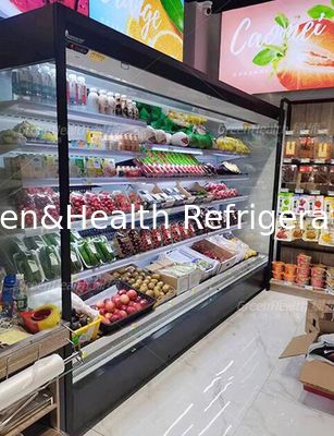 Großer offener Kühler für stehende Kühlgeräte mit mehreren Decks