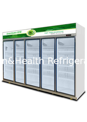 Modischer Supermarkt-Getränkekühler zum Frischhalten von Lebensmitteln