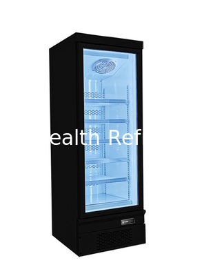 -18~-22 Glastür-kommerzieller aufrechter Tiefkühlschrank für Beleuchtung des Restaurants LED