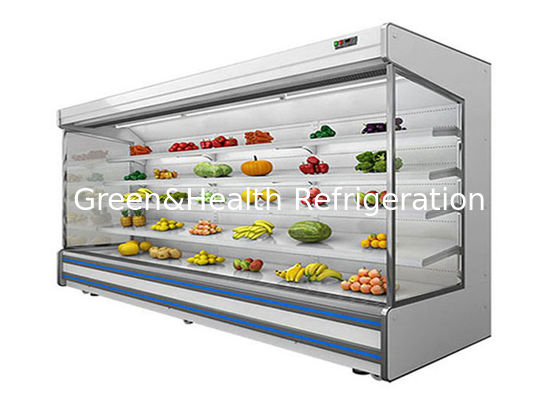 4 Regal Open Air Cooler Getränkedisplay Gewerbekühlschrank GHF-3000R