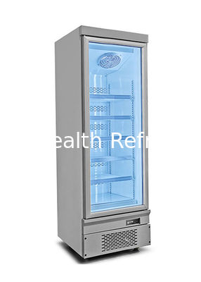 110 V kommerzieller aufrechter Gefrierschrank Meeresfrüchte-Eiscreme gefrorenes Hähnchen-Produkt-Display-Gefrierschrank