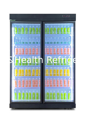 Der Ventilator, der automatischen den Handelsanzeigen-Kühler abkühlt, entfrosten mit Pendeltüren