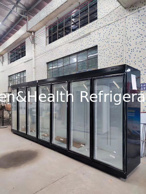 Vertikale Front Glass Door Cooler High Kapazität der R22a-Luftkühlungs-für Getränke