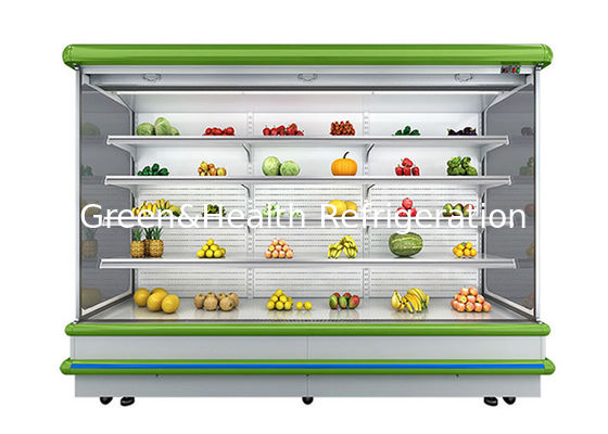 Offener Front automatischer Auftauchluftvorhang Merchandiser Display Multi-Deck-Kühler