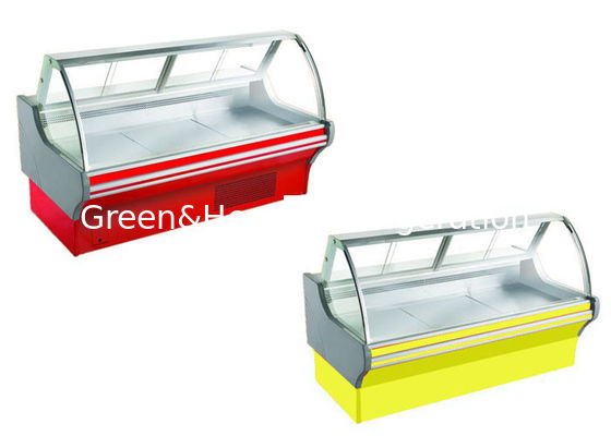 Feinkostgeschäft-Fall-Meeresfrüchte-Kühlgeräte-Fleisch-Schaukasten R404a kalter für Verpflegung