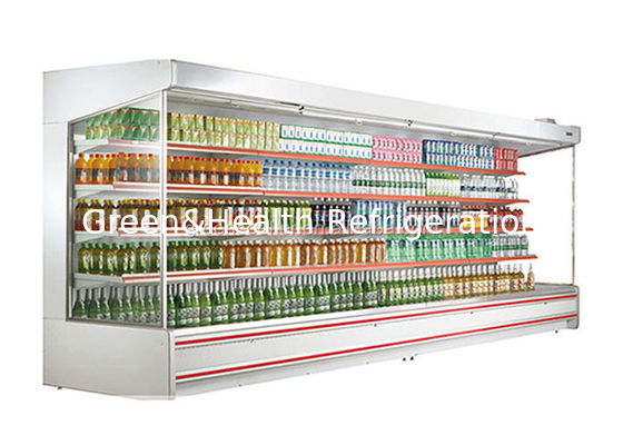 Großer gewerblicher Display-Frieser mit LED-Multi-Deck-Speicher-Display-Schrank 1800W