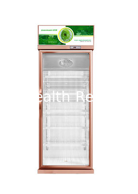 R134a Verkaufsbildschirm Gefrierschrank Glastür Luxus-Refrigerator für Getränkewein