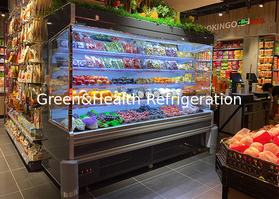 Übersichtliche Supermarkt Getränke Kühlschrank Luftkühl-Kühler mit Smart Thermostat