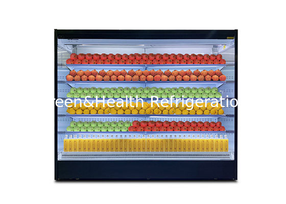 Fernkühlung Multideck Offener Kühler Halbvertikal für Hotel