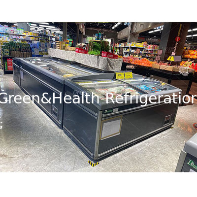 Kombinierter Supermarkt-Insel-Gefrierschrank