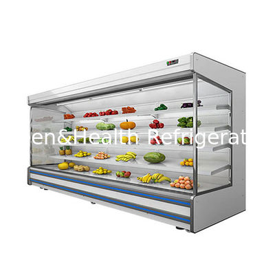 LED-Multi-Deck-Offener Display-Kühler mit 4 Regalen und 5 Display-Flächen bei 2-8.C