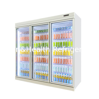 Vielseitige Multi-Doors Glass Door Freezer für verschiedene Geschäftsanwendungen