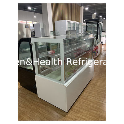 Mehrschicht transparentes Glas Kuchenladen Verwendet Speicher Anzeige Kuchen Anzeige Gefrierschrank