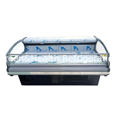 Horizontale High-End Europäisches Design Frische Fleisch Kühl- und Gefrier-Theke