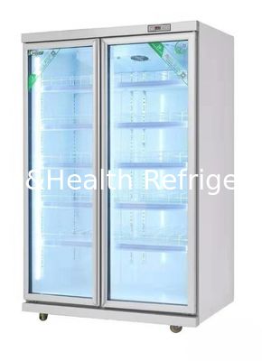 Luftkühlung Softdrink Upright Display Cooler Commercial 220v 60hz