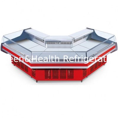 Schlächterei-Fleisch-Fisch-Kühler-Anzeigen-Schaukasten-große Kapazitäts-Energieeinsparung