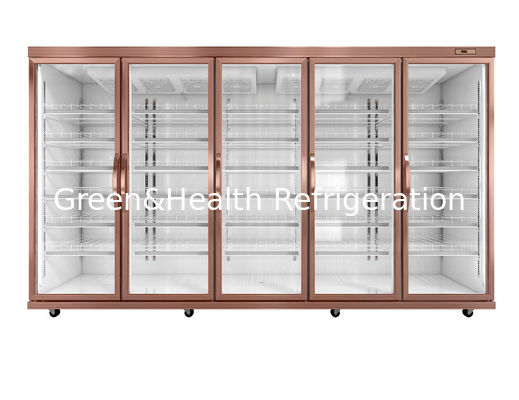 Adjustble beansprucht Digital-Temperatur 3300 L Glastür-Kühlschrank stark