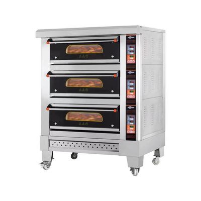 Werbung benutzte einzelne Plattformen 2 Tray Gas Oven Equipments der Bäckerei-1