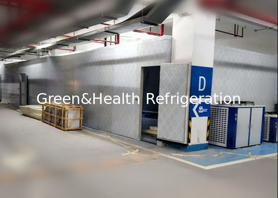 PU täfelt Rindfleisch-Meeresfrüchte-Explosions-Gefrierschrank-Kühlraum mit kondensierender Einheit