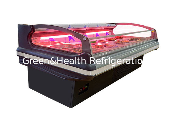 Supermarkt-horizontale Fleisch-Einkommen-Fleisch-Gefrierschrank-Kühlvorrichtung