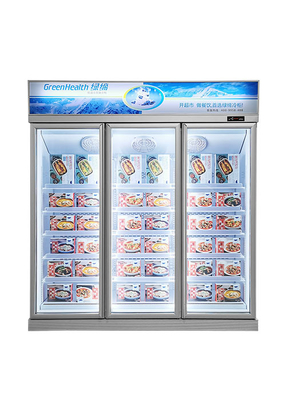 5 vertikaler Anzeigen-Gefrierschrank-kommerzieller aufrechter Kühlschrank des verstellbaren Regal-R134